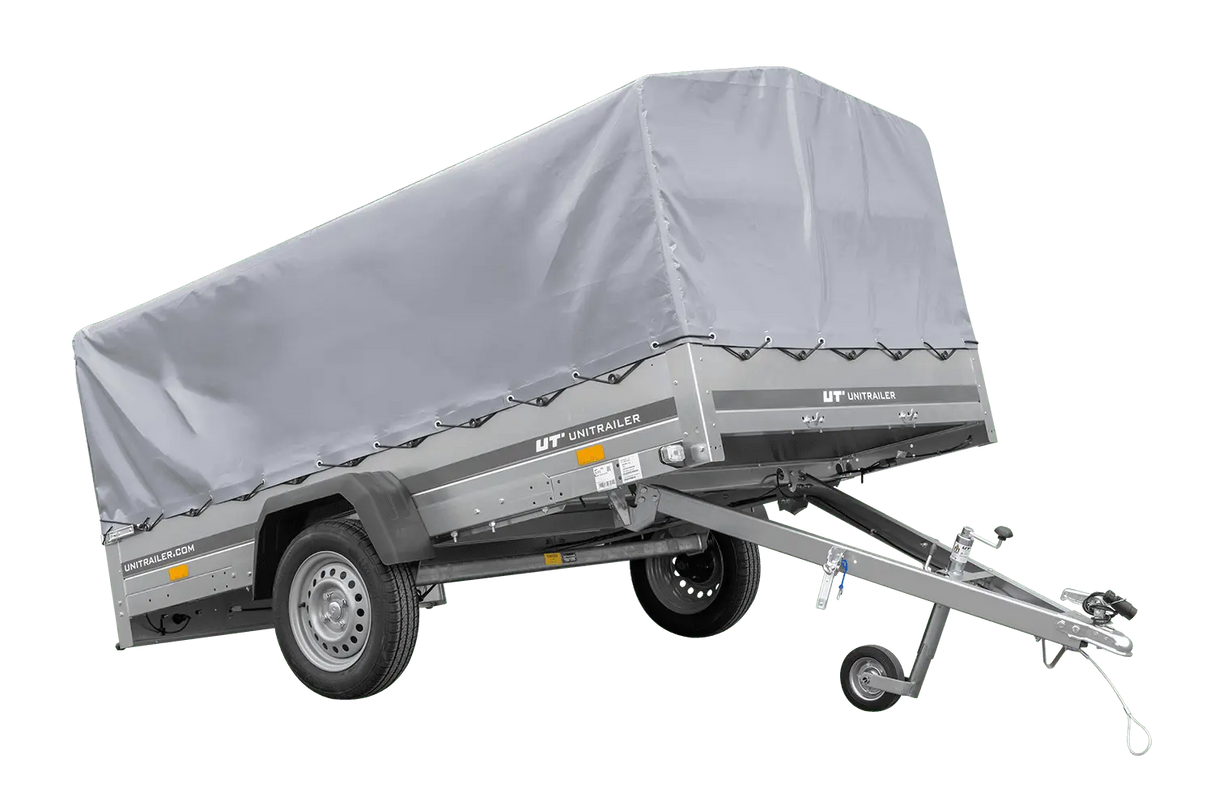 UNITRAILER GARDEN 265 KIPP Einachsanhänger: Geräumiger PKW-Anhänger mit Hochspriegel & Plane