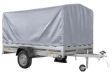 UNITRAILER GARDEN 265 Kippanhänger: Vielseitiger Einachsanhänger mit Hochplane, grau, 264x150 cm
