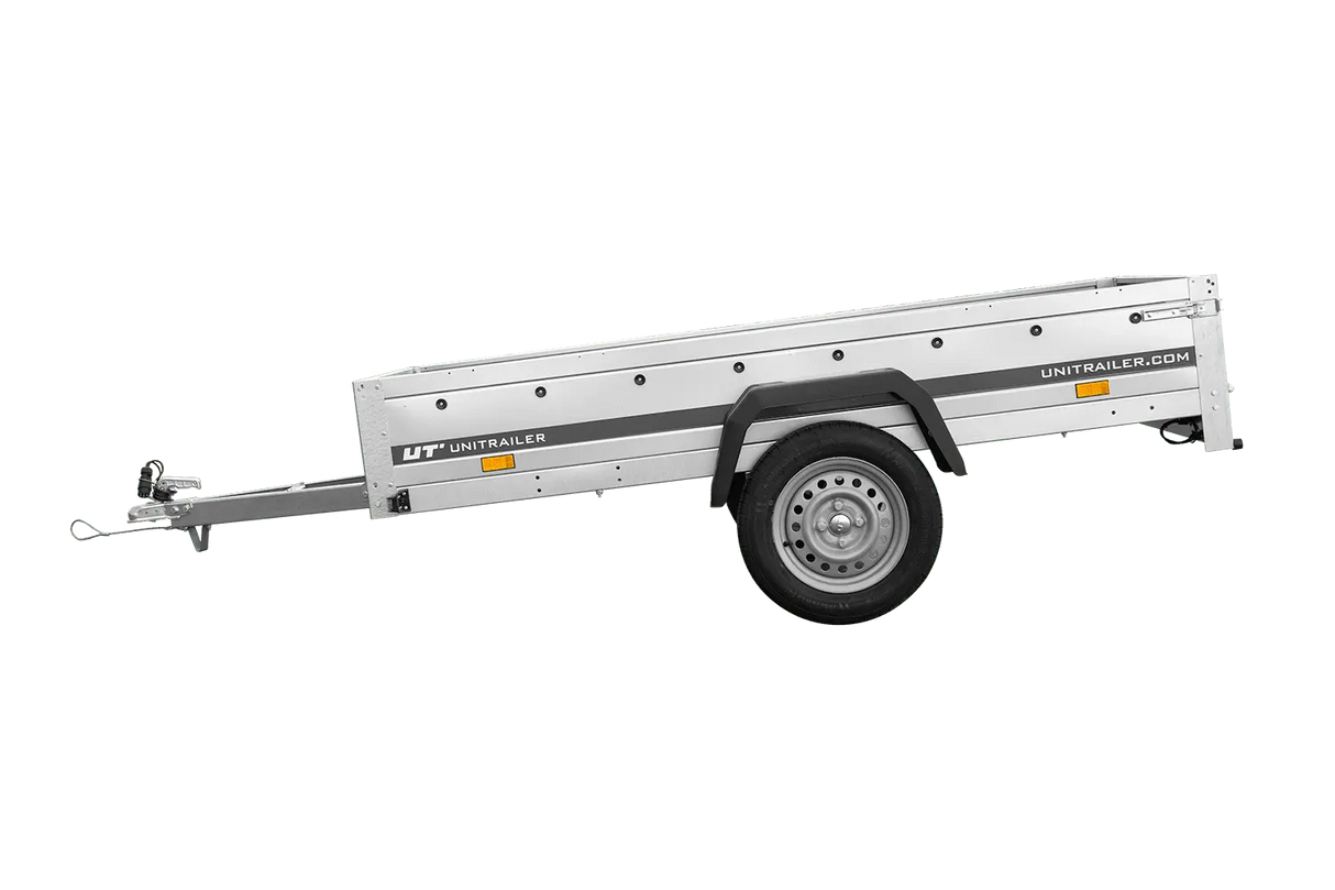 Vielseitiger Unitrailer Garden Trailer 230 FD: Robuster Einachs-Anhänger mit Starrdeichsel für 750 kg