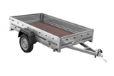 UNITRAILER GARDEN TRAILER 230 FD: Robuster PKW-Anhänger, Stützrad, 80 cm Hochplane