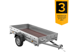 Vielseitiger Unitrailer Garden Trailer 230 FD: Robuster Einachs-Anhänger mit Starrdeichsel für 750 kg
