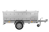 Robuster UNITRAILER GARDEN 230 KIPP Einachs-Anhänger mit Bordwandaufsatz Alu-Deckel
