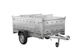 Robuster UNITRAILER GARDEN 230 KIPP Einachs-Anhänger mit Bordwandaufsatz Alu-Deckel