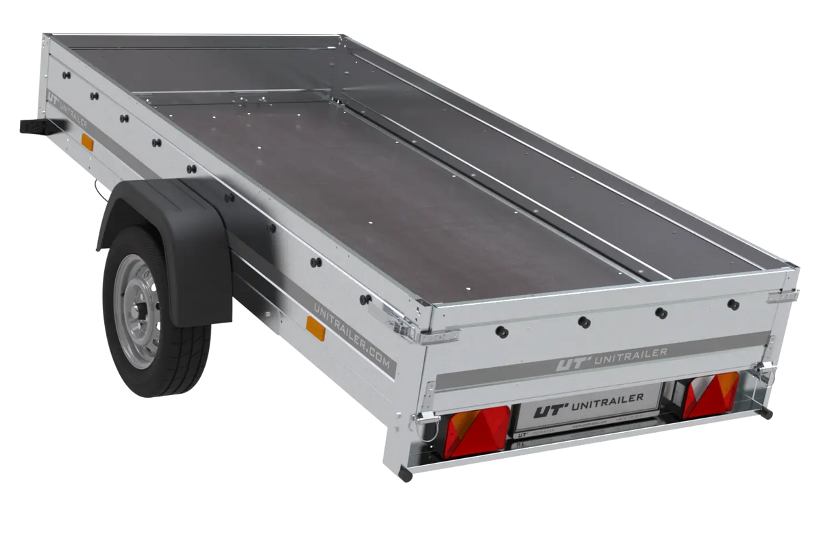 Robuster UNITRAILER GARDEN TRAILER 264 KIPP Einachsiger Kippanhänger für Garten und Haus