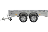 Robuster UNITRAILER Gartenanhänger 264/2 Kipp: Vielseitig, Stützrad, Plane & Planenträger