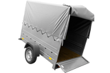 Robuster UNITRAILER Kippanhänger 200 KIPP: Bordwände, Stützrad, Hochplane, Hochspriegel Inklusive