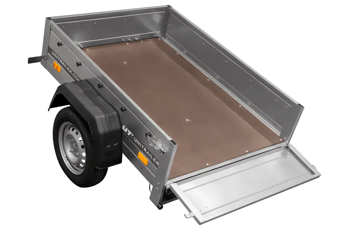 Vielseitiger Kippbarer Gartenanhänger: 750kg Lasten, 150x106cm Ladefläche, platzsparend