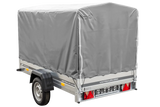 Vielseitiger UNITRAILER Garden Trailer 230 KIPP: Robuster PKW-Anhänger mit Hochplane