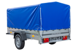 UNITRAILER GARDEN TRAILER 230 FD: Robuster PKW-Anhänger, Stützrad, 80 cm Hochplane