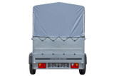GARDEN TRAILER 201 KIPP PKW-Anhänger 750kg ungebremst – Hohe Bordwände, Stützrad, Hochplane, Vielseitig