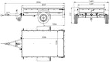 GARDEN TRAILER 201 KIPP PKW-Anhänger 750kg ungebremst – Hohe Bordwände, Stützrad, Hochplane, Vielseitig