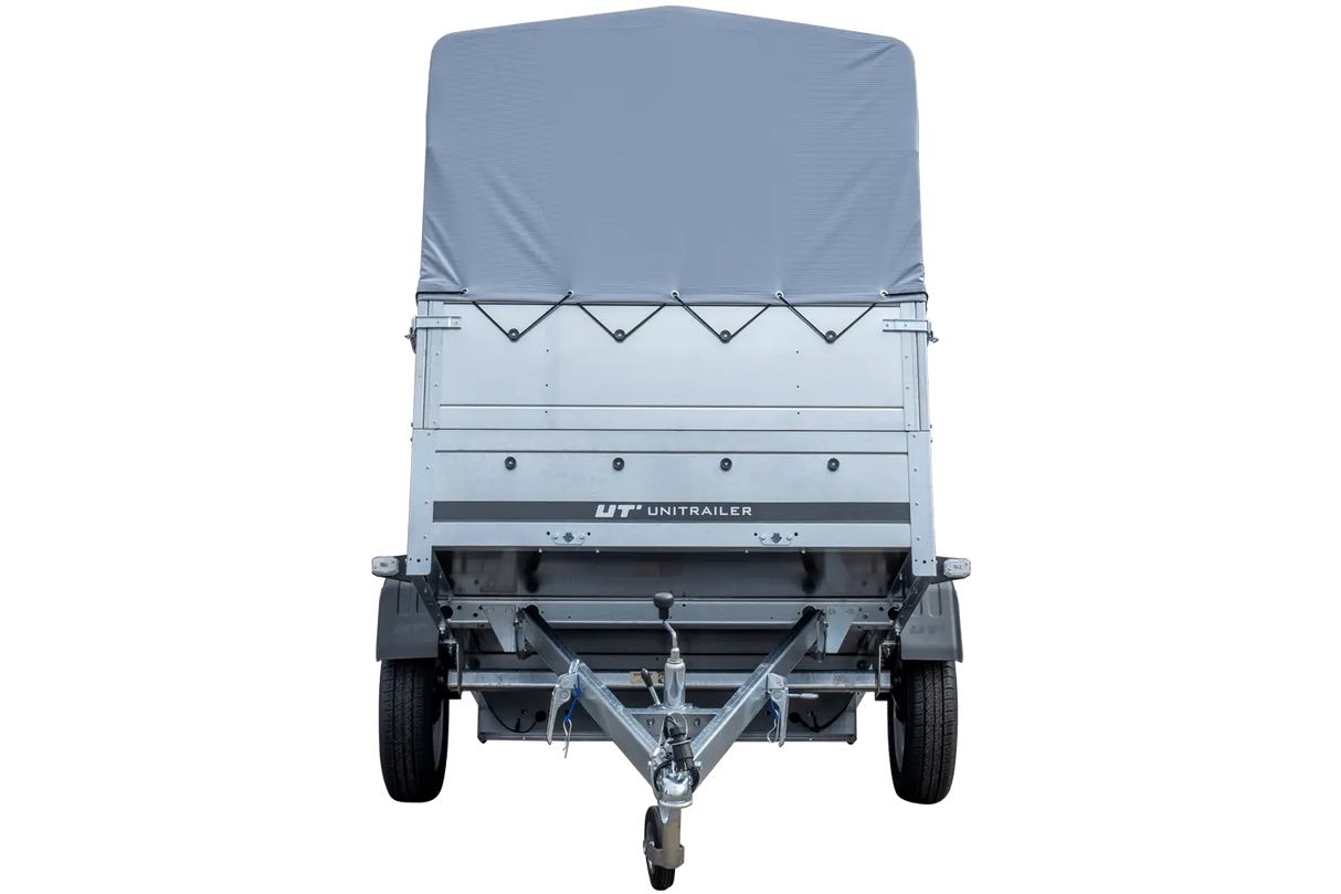 GARDEN TRAILER 201 KIPP PKW-Anhänger 750kg ungebremst – Hohe Bordwände, Stützrad, Hochplane, Vielseitig