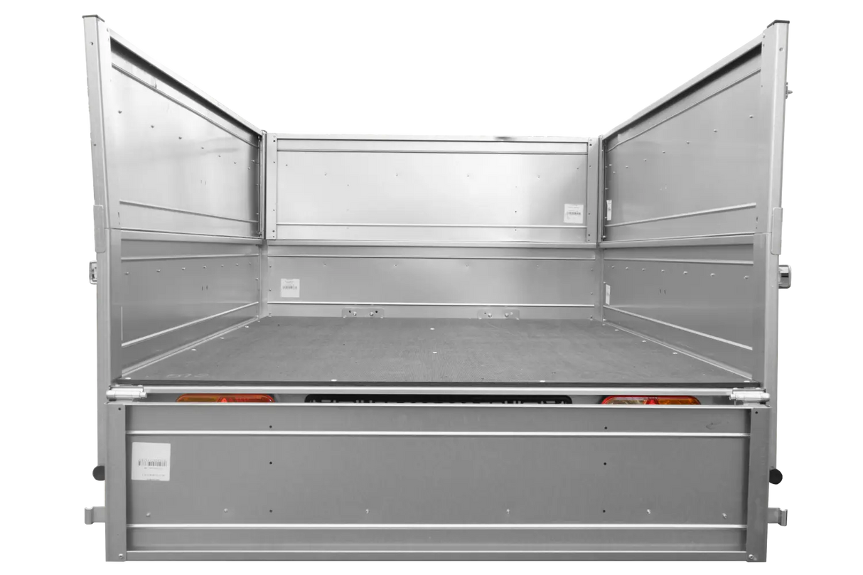 UNITRAILER Garden Trailer 201 KIPP PKW-Anhänger mit Extra-Bordwänden – Vielseitig, Kippbar, 750 kg zGG