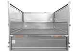 UNITRAILER Garden Trailer 201 KIPP PKW-Anhänger mit Extra-Bordwänden – Vielseitig, Kippbar, 750 kg zGG