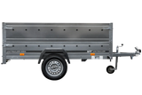 Robuster PKW-Anhänger Kipper 230x125 Garden Trailer 750kg, klappbar, mit Stützrad