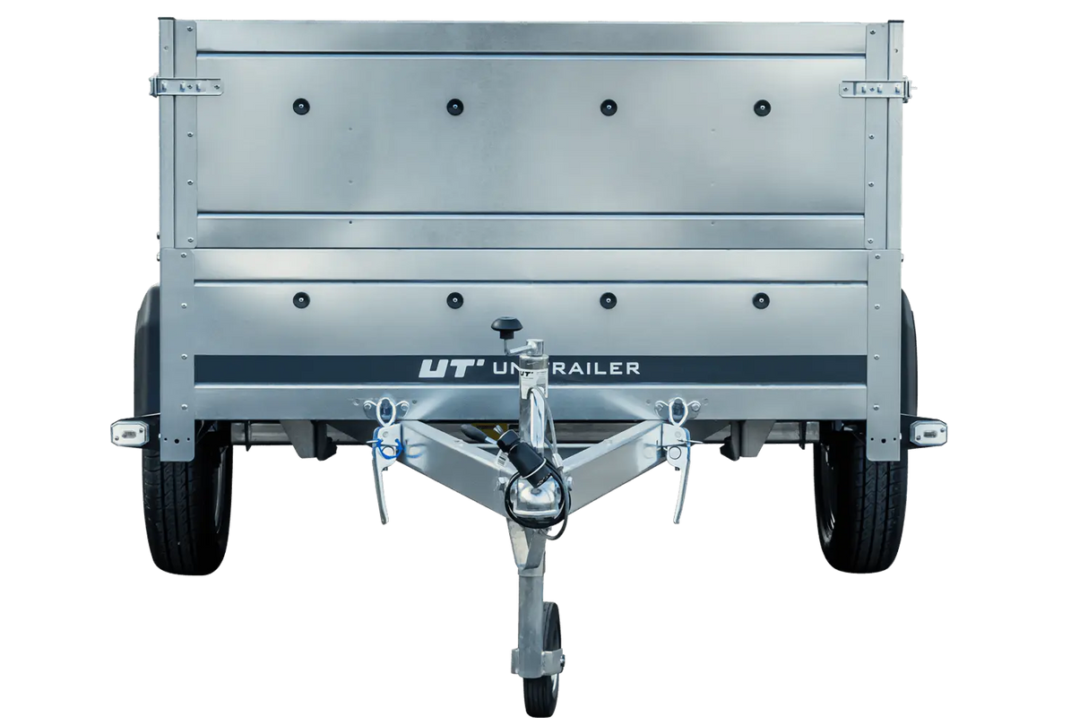 Robuster PKW-Anhänger Kipper 230x125 Garden Trailer 750kg, klappbar, mit Stützrad