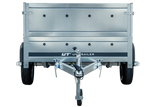 Robuster PKW-Anhänger Kipper 230x125 Garden Trailer 750kg, klappbar, mit Stützrad