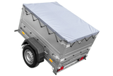 Vielseitiger GARDEN TRAILER 150 KIPP Pkw-Anhänger mit Bordwanderhöhung, Stützrad, Plane