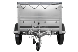 Vielseitiger GARDEN TRAILER 150 KIPP Pkw-Anhänger mit Bordwanderhöhung, Stützrad, Plane