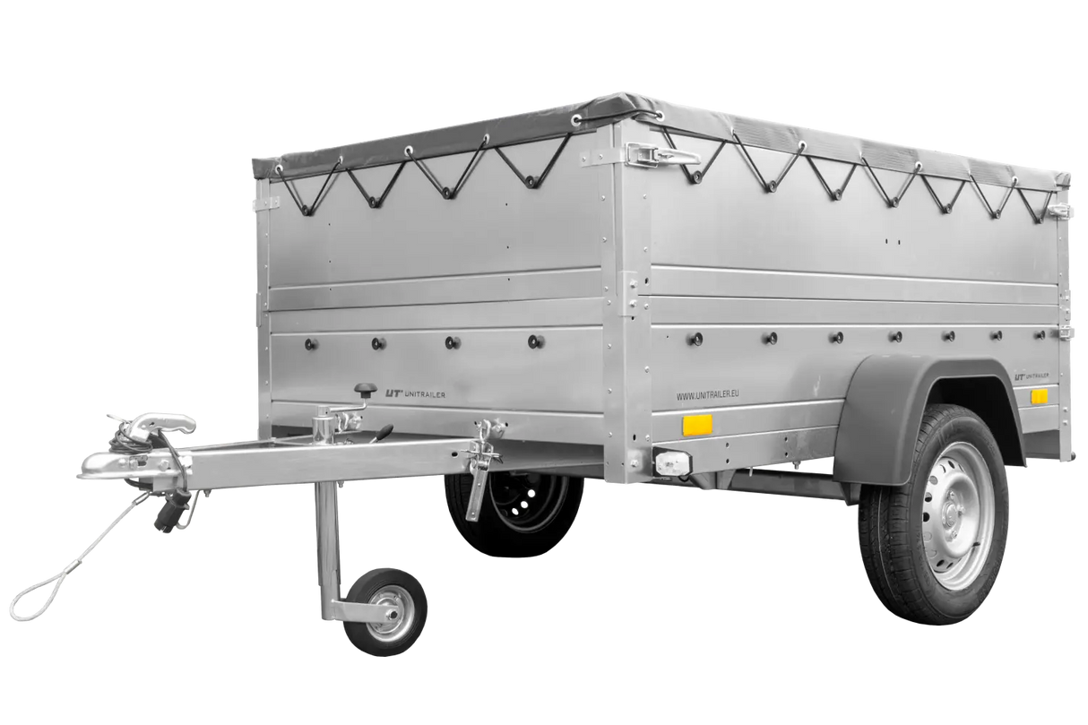 Vielseitiger Pkw-Anhänger Garden Trailer 201 KIPP: 750 kg Traglast, Kippfunktion & Extras