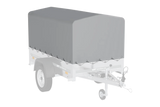 Vielseitiger kippbarer PKW-Anhänger Garden Trailer 200, 750 kg, mit Hochplane & Stützrad