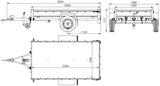 Robuster Kippbarer Gartenanhänger 230: Vielseitiger Transport für Haus, Garten & Bau