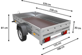 Robuster Kippbarer Gartenanhänger 230: Vielseitiger Transport für Haus, Garten & Bau