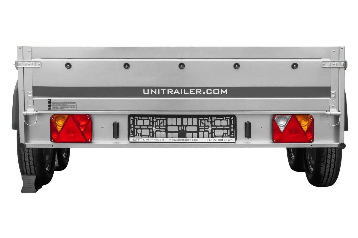 UNITRAILER GARDEN 265/2 KIPP Doppelachsanhänger: Robuster Kipp-Anhänger für PKW, 750kg ZGG