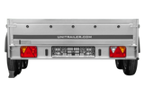 UNITRAILER GARDEN 265/2 KIPP Doppelachsanhänger: Robuster Kipp-Anhänger für PKW, 750kg ZGG