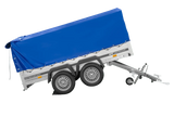 UNITRAILER GARDEN 265/2 KIPP Zweiachsanhänger 264x150 mit H-800 Rahmen & blauer Plane