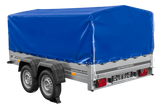 UNITRAILER GARDEN 265/2 KIPP Zweiachsanhänger 264x150 mit H-800 Rahmen & blauer Plane