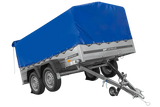 UNITRAILER GARDEN 265/2 KIPP Zweiachsanhänger 264x150 mit H-800 Rahmen & blauer Plane