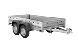UNITRAILER Gartenanhänger 264/2 KIPP: Robuster Doppelachs-Anhänger mit Stützrad, Hochplane & Rahmen