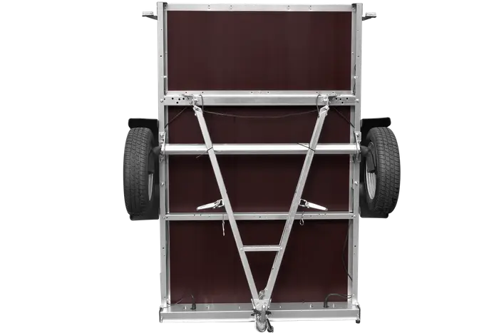 UNITRAILER GARDEN TRAILER 201 KIPP: Kippbarer PKW-Anhänger mit hohen Bordwänden