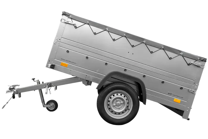 UNITRAILER GARDEN TRAILER 201 KIPP: Kippbarer PKW-Anhänger mit hohen Bordwänden