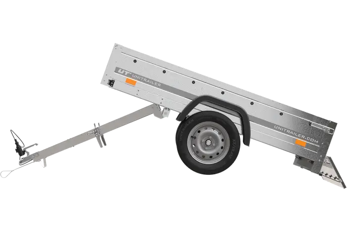 UNITRAILER Gartenanhänger 201 KIPP: Robuster, ungebremster Pkw-Anhänger mit Kippfunktion