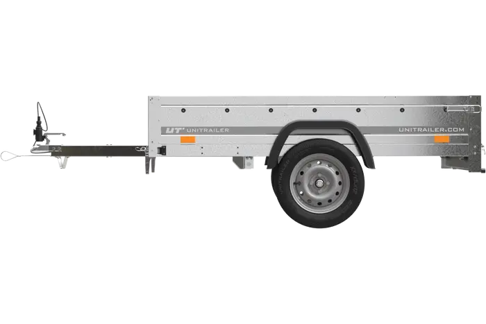 UNITRAILER Gartenanhänger 201 KIPP: Robuster, ungebremster Pkw-Anhänger mit Kippfunktion