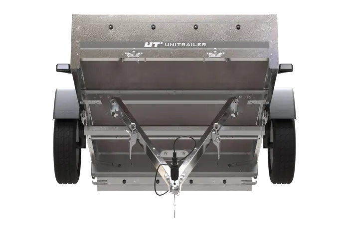UNITRAILER Gartenanhänger 201 KIPP: Robuster, ungebremster Pkw-Anhänger mit Kippfunktion