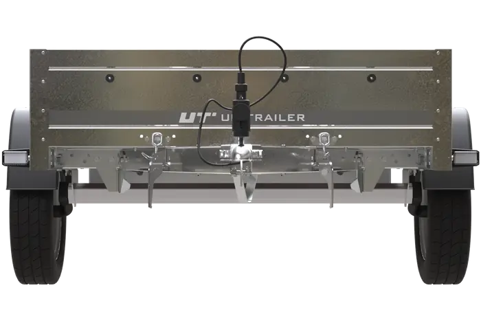 UNITRAILER Gartenanhänger 201 KIPP: Robuster, ungebremster Pkw-Anhänger mit Kippfunktion