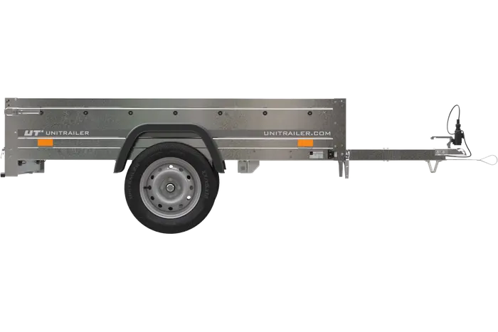 UNITRAILER Gartenanhänger 201 KIPP: Robuster, ungebremster Pkw-Anhänger mit Kippfunktion