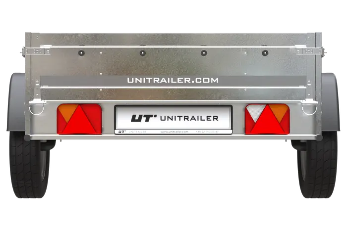 UNITRAILER Gartenanhänger 201 KIPP: Robuster, ungebremster Pkw-Anhänger mit Kippfunktion