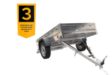 UNITRAILER Gartenanhänger 201 KIPP: Robuster, ungebremster Pkw-Anhänger mit Kippfunktion