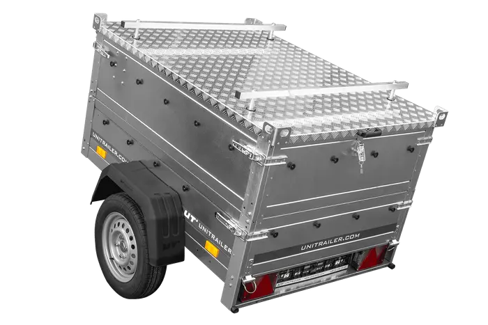 UNITRAILER GARDEN 150 KIPP Einachsanhänger mit BIS-Seitenwänden und Alu-Abdeckung