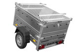 UNITRAILER GARDEN 150 KIPP Einachsanhänger mit BIS-Seitenwänden und Alu-Abdeckung