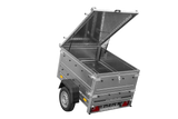 UNITRAILER GARDEN 150 KIPP Einachsanhänger mit BIS-Seitenwänden und Alu-Abdeckung