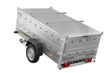 Robuster UNITRAILER GARDEN 230 KIPP Einachs-Anhänger mit Bordwandaufsatz Alu-Deckel