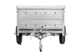 Robuster UNITRAILER GARDEN 230 KIPP Einachs-Anhänger mit Bordwandaufsatz Alu-Deckel
