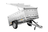 Robuster UNITRAILER GARDEN 230 KIPP Einachs-Anhänger mit Bordwandaufsatz Alu-Deckel