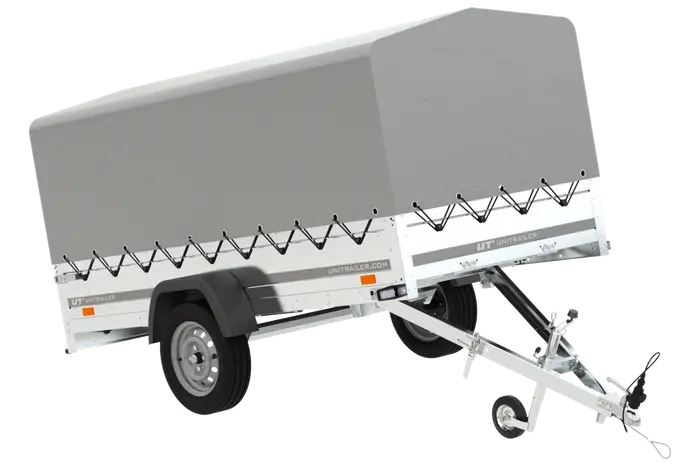 UNITRAILER Gartenanhänger 264 KIPP: Robuster Einachs-Kippanhänger für vielseitige Lasten