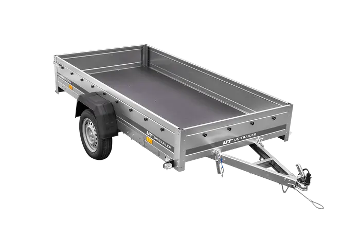 Robuster UNITRAILER GARDEN TRAILER 264 KIPP Einachsiger Kippanhänger für Garten und Haus